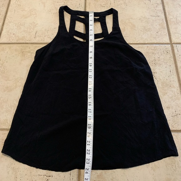 💙 Kismet Black Lattice Strap Tank Top - Size Small - Picture 5 of 5